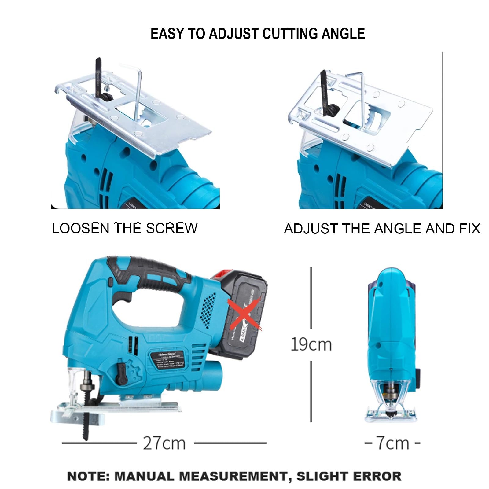 アクセサリー JIG-SAW Cordless Jig Saw Compatible with Makita 18V Battery